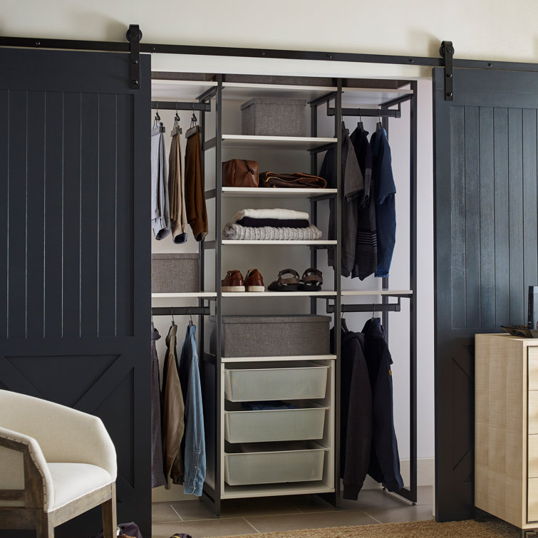 Martha Stewart California Closets The Everyday System 56" W Hanging & 3